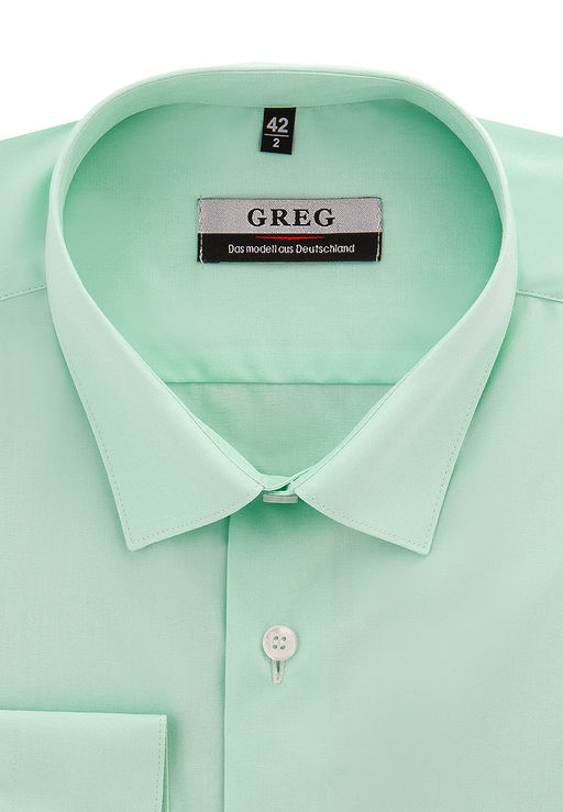 Сорочка мужская длинный рукав GREG 410/139/FR MINT/Z_V фото 2