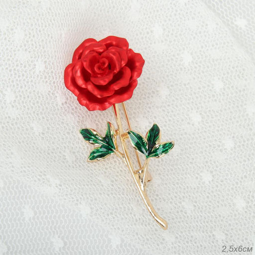 Брошь Роза / 4219 /уп 36/