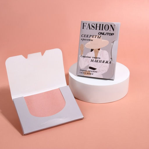 Цена за 2 шт. Матирующие салфетки «Девушка в шляпе», 100 шт