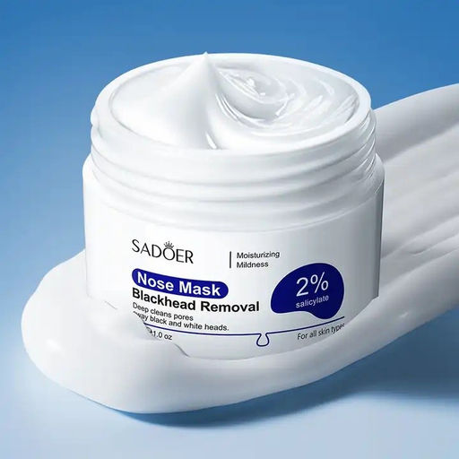 SADOER Белая маска от черных точек Nose Mask Blackhead Removal 30g фото 2