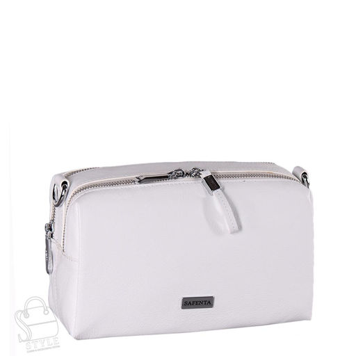 Сумка женская кожаная 99456 white Velina Fabbaino-Safenta/30 в Новосибирске