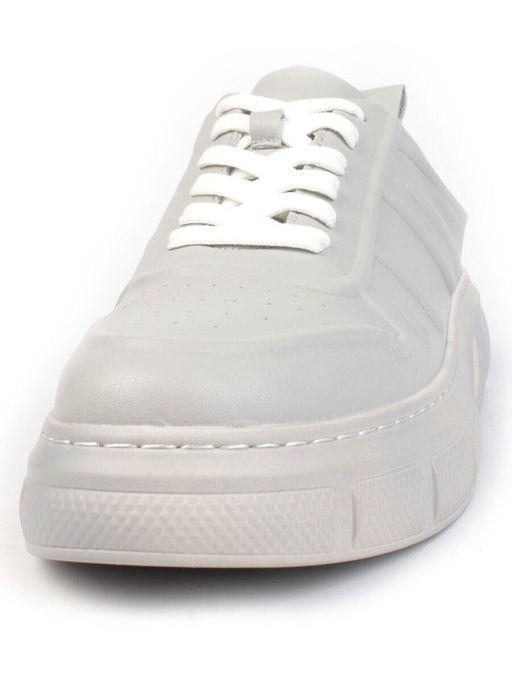 05-PDL255-3 GRAY Кроссовки женские (натуральная кожа)