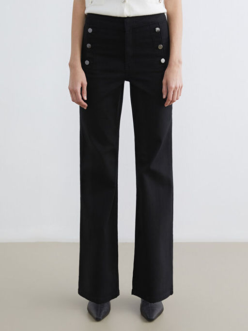 Flare Kad?n Jean Pantolon