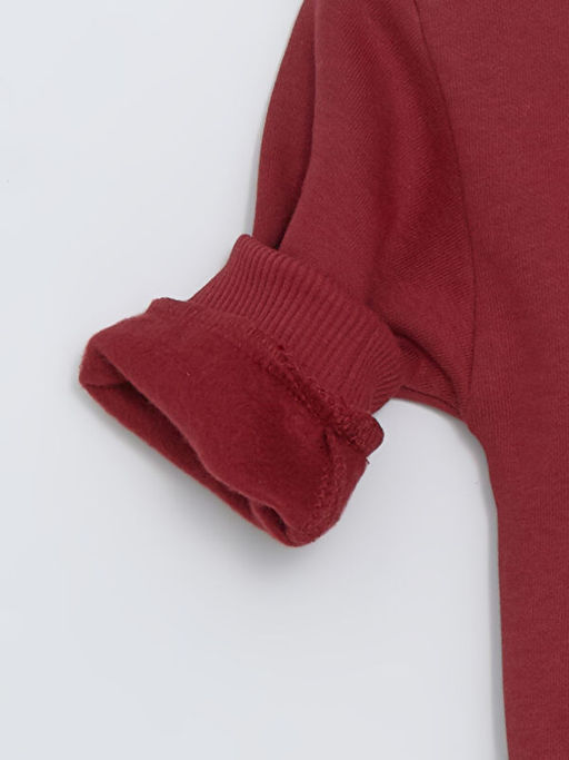 Bisiklet Yaka Bask?l? Erkek Bebek Sweatshirt - Waikiki фото 2