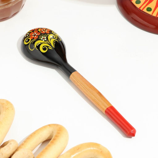 Ложка деревянная «Чернушка», 14.7×3.5 см, МИКС