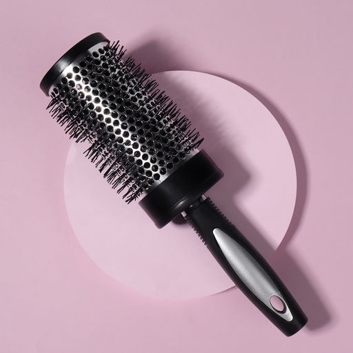 Брашинг для волос, продуваемый, d=55/70 мм, 24 см, чёрный