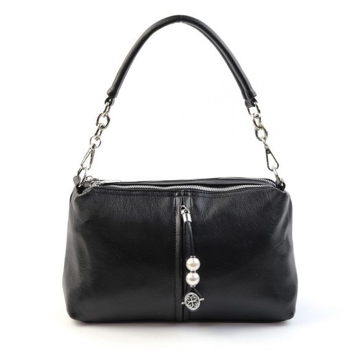 Женская сумка через плечо из эко кожи 1022 815-01 Блек - Cidirro фото 2