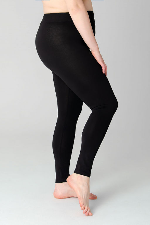 Арт. 394 Лосины длинные большого размера  60-66 (4 шт) Цвет:черный