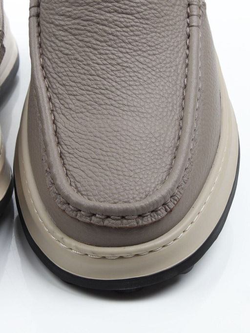 05-2302 GRAY/BEIGE Туфли мужские (натуральная кожа)