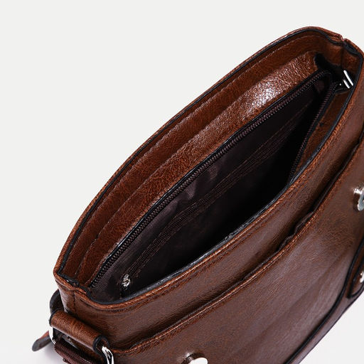 Сумка мужская, цвет коричневый - Simaland фото 5