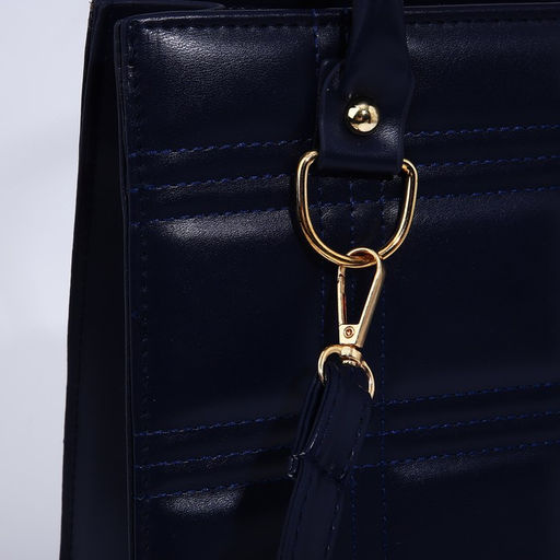 Сумка-тоут на молнии, цвет синий - Simaland фото 6