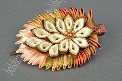 Лента атласная 0,6 см*25 ярд (10 бобин) SF-1362, оранжевый №025 - No name фото 2