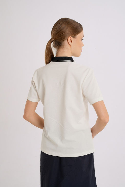 Поло Белый ANTA TRN-ESSENTIAL SS Polo  фото 5