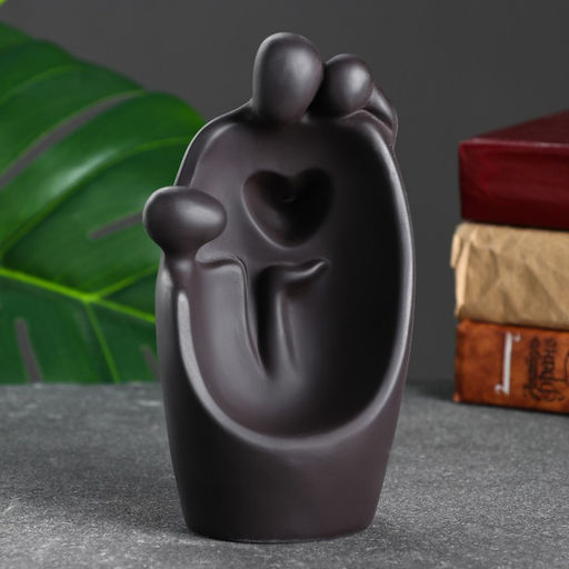 Подставка для благовоний TAKE IT EASY «Семья», набор благовоний конусы, стелющийся дым, 9×7×17 см