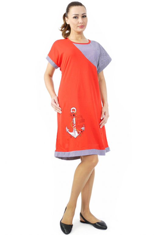 Арт. 9076 Туника женская 50-62 (7 шт) Цвет:ассорти - Калинка фото 2