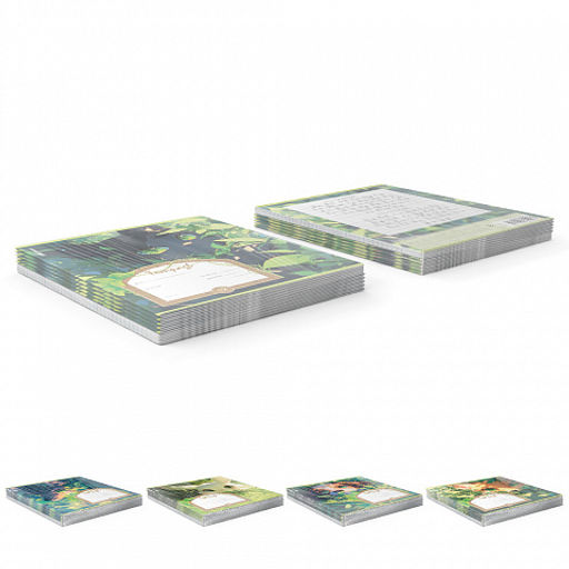 Цена за 10 шт. Тетрадь школьная ученическая ErichKrause Garden Pet, 18 листов, линейка (в плёнке по 10 шт.)_MIX-PACK  фото 9