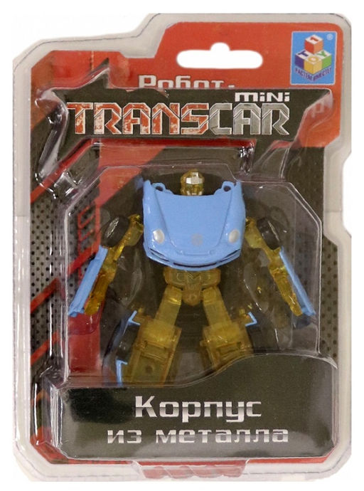 Робот-трансформер "Transcar mini" металлический собирается в спорткар, блистер арт.Т12062