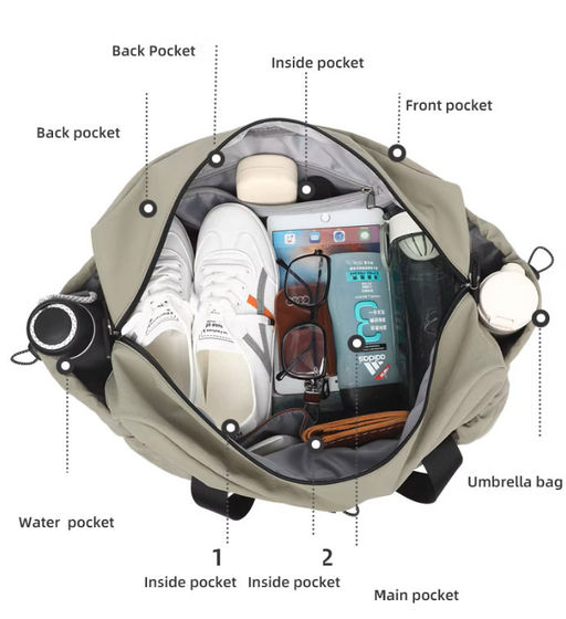 Сумка JIN-1631-Cream