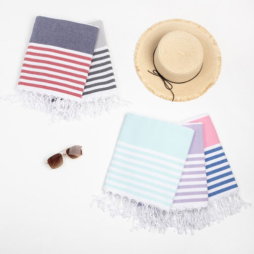 Пештемаль для пляжа, бани, сауны Фортуна 100х180 см, мятный - Lovelife фото 5