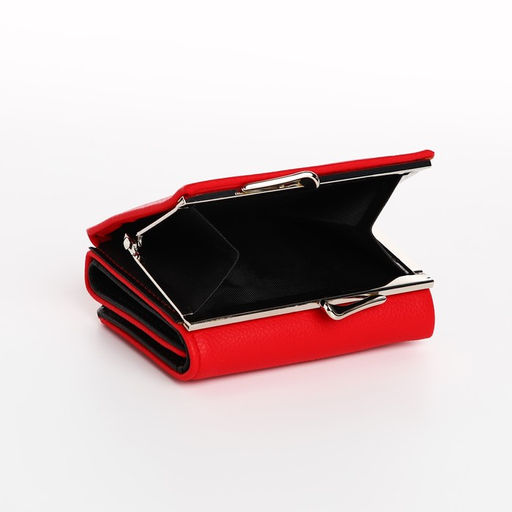 Кошелёк на кнопке, цвет красный - Simaland фото 5