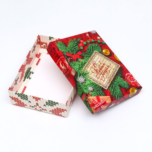 Коробка сборная крышка-дно без окна, Вязанка, 21 х 15 х 5,7 см - UPAK LAND фото 10