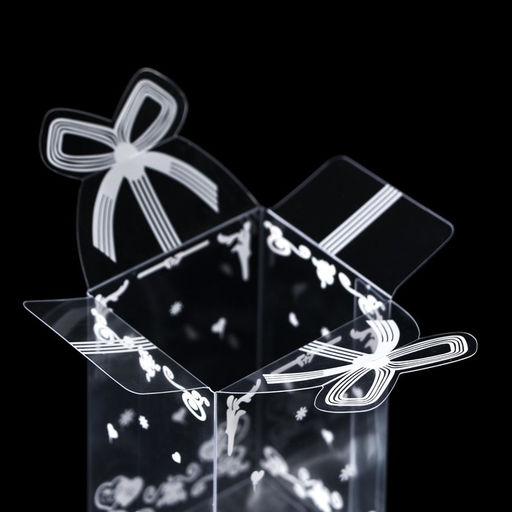 Цена за 5 шт. Складная коробка из PVC 4,5 х 5 х 7,5 см - UPAK LAND фото 4