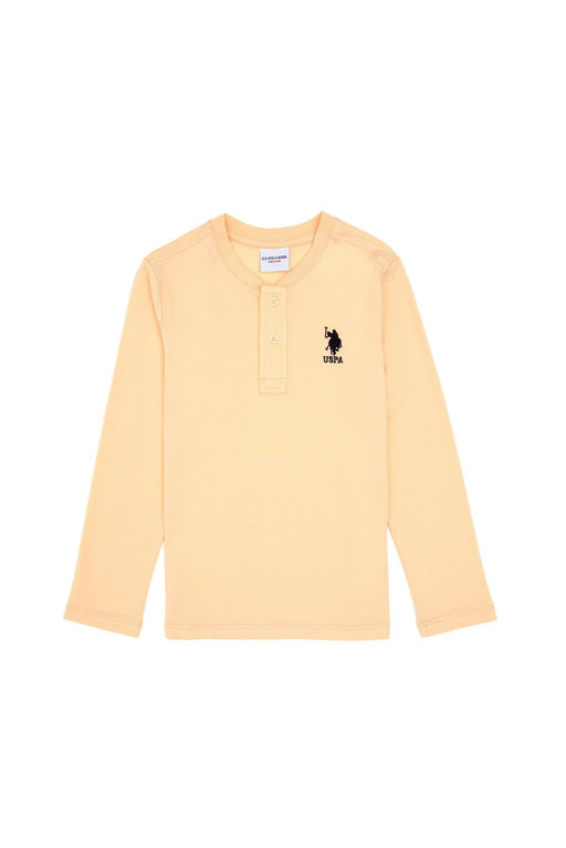 Erkek _ocuk Ekru Bisiklet Yaka Sweatshirt Sepette S_rpriz _ndirim - U.s. polo assn фото 2