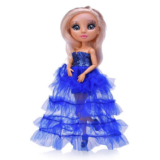 Модная кукла Glam Core, Анна в синем платье Glam Gala, 27 см