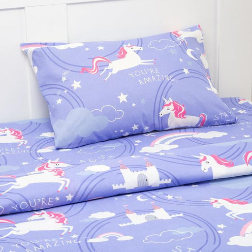 Постельное белье Этель 1,5 сп Surf the rainbow, 143х215 см, 150х214 см, 50х70 см -1 шт, 100% хлопок, бязь  фото 2