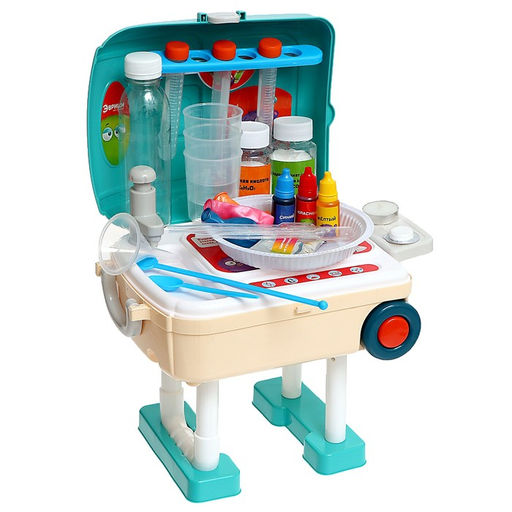 Набор для опытов Моя первая лаборатория. Новый год, стол 3 в 1, 60 опытов - Эврики фото 2
