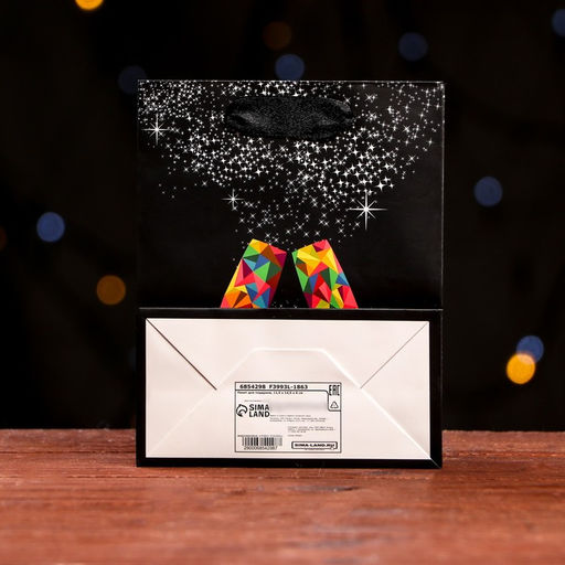 Цена за 12 шт. Пакет ламинированный Бокалы 11,5 х 14,5 х 6 см - Simaland фото 2