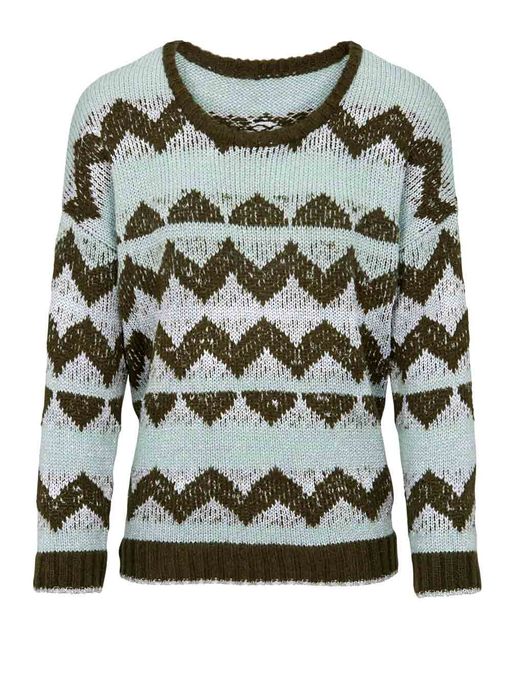 Пуловер, оливковый - Heine фото 2