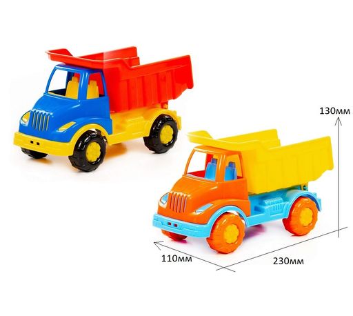 Автомобиль-самосвал "Леон" (52858) в сеточке 23х11х13см, Полесье