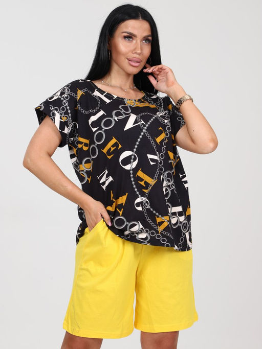 791 ПИЖАМА ЖЕНСКАЯ (шорты) - А-дина фото 2