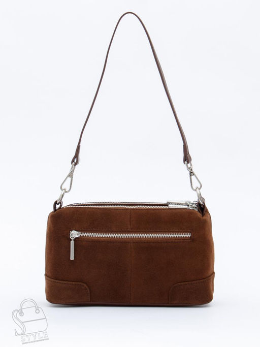 Сумка женская кожаная 5555PEF cocoa Polina&Eiterou  в Новосибирске