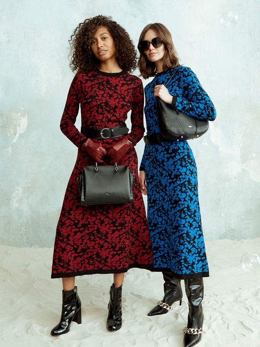 Платье женское ZZ-03002 black/bordo - Eleganzza фото 5