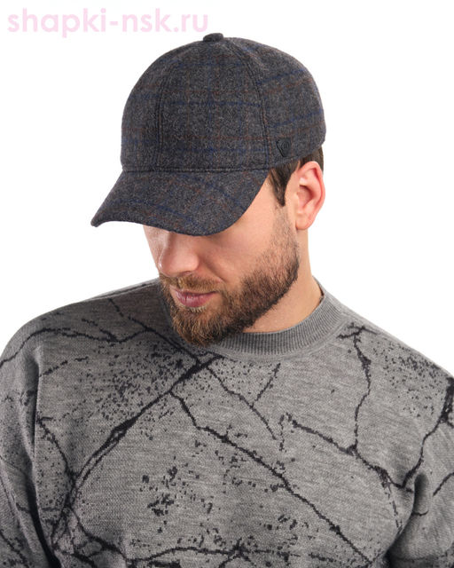 071-34 Бейсболка мужская флис (56-62)