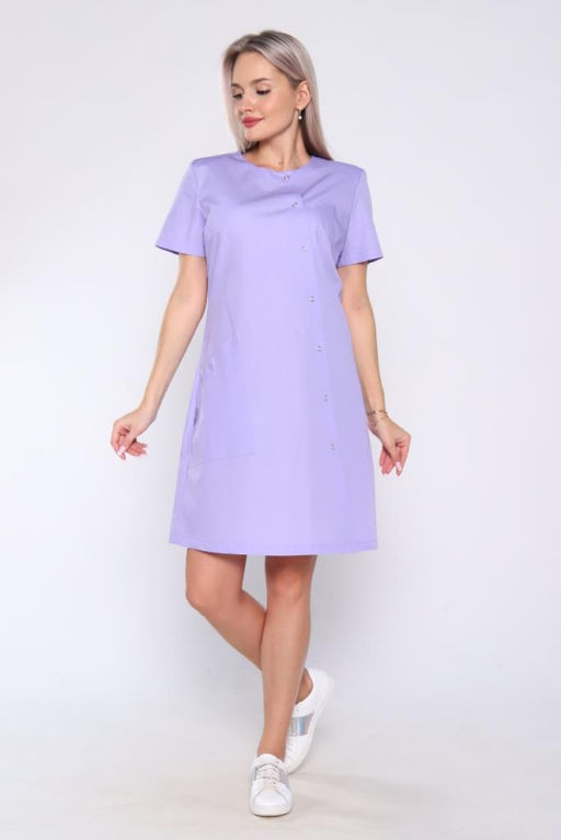 Халат женский 204 ТС. Цвет: сиреневый - Стильб фото 2