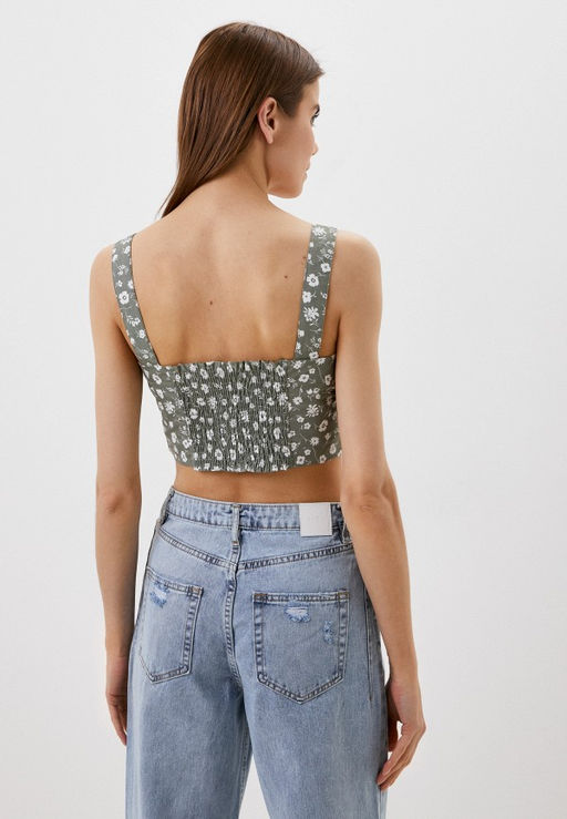 Блузка-топ в красно-белую клетку - Incity фото 19