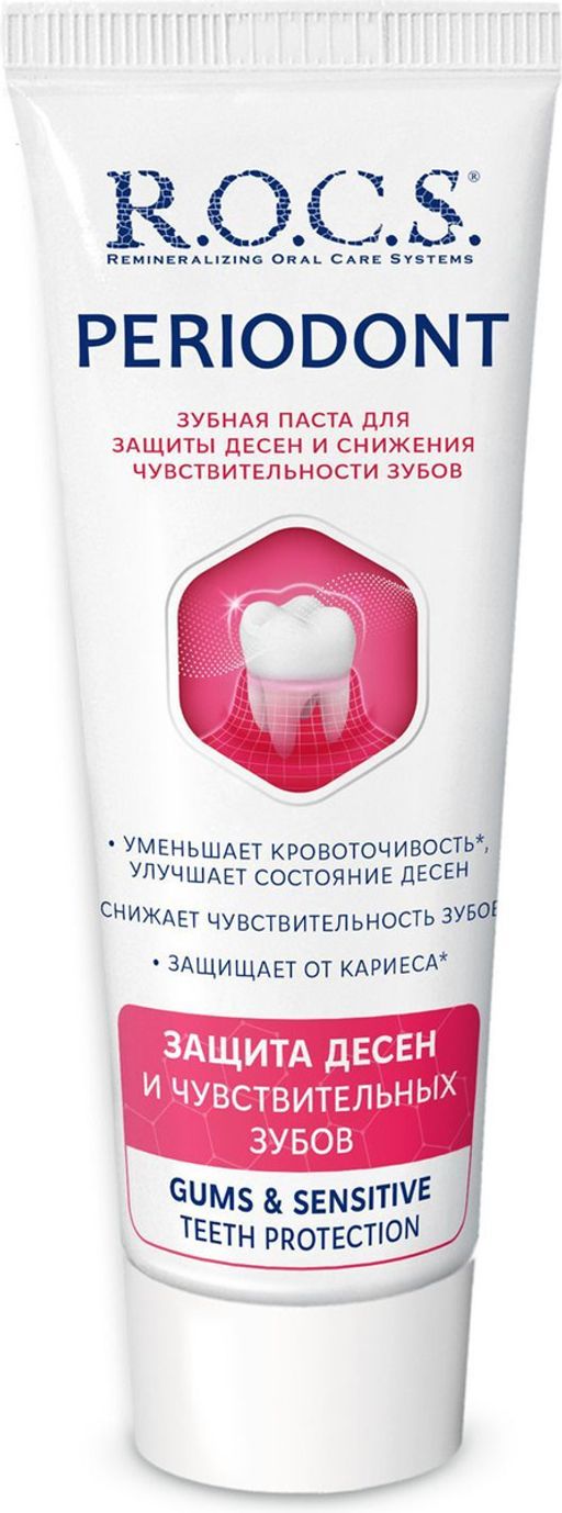 Зубная паста R.O.C.S. PERIODONT, 94 гр. РОКС  фото 3