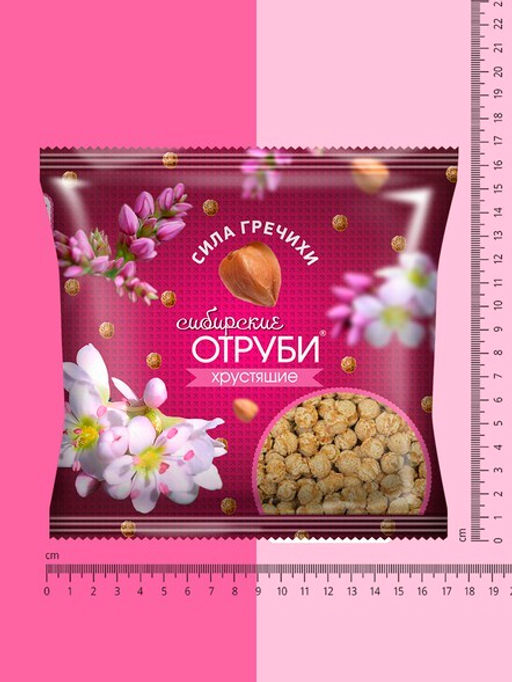 Сибирские Отруби "СИЛА ГРЕЧИХИ" пакет 100 г хрустящие