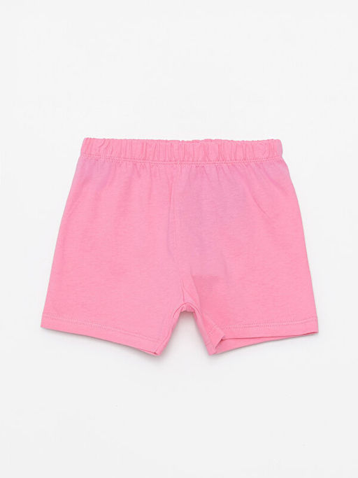 Beli Lastikli Basic K?z Bebek ?ortlu Pijama Alt