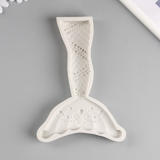 Молд силикононовый «Хвост русалки» 19 х 13,3 х 2,2 см