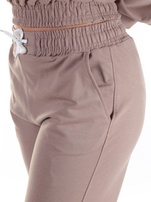 Y294 BROWN Спортивный костюм женский (100% хлопок) - Fashion фото 5