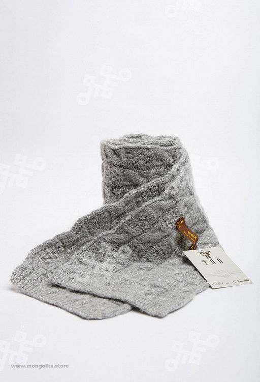 Шарф из 100% монгольской шерсти (арт. 05120) - Тод оймс ххк фото 4