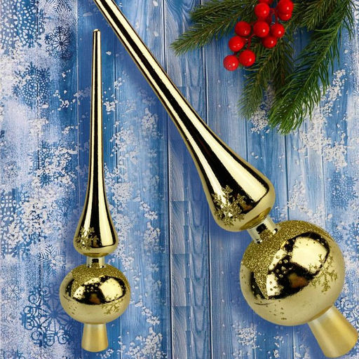 Елочное украшение верхушка пика на елку 28см