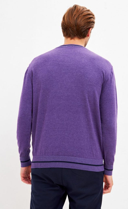 Джемпер P321-15322 violet-d.blue - Primm фото 7