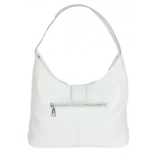 Сумка женская натуральная кожа JRP-2046-9, 1отд+карм/пер, плечевой ремень, белый SALE 264370 - Adelia фото 6