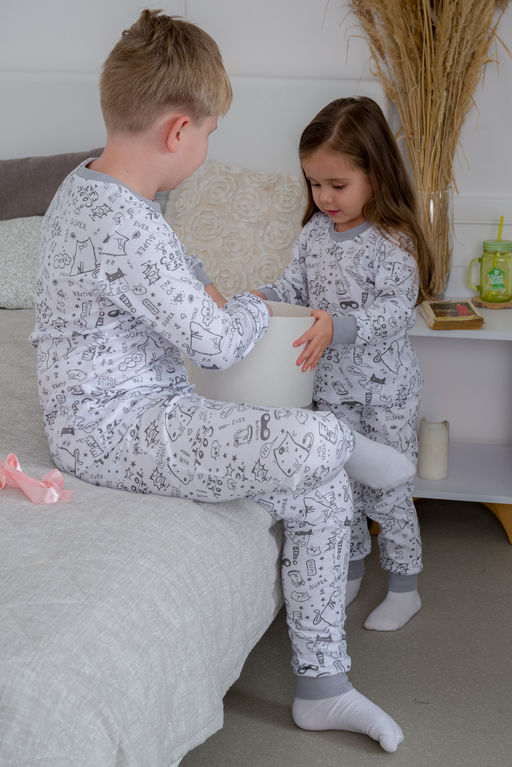 Пижама детская из интерлока пенье Дрёма котик - Амадэль фото 35