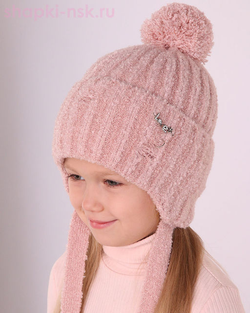 04-94-E Шапка для девочки флис (52-54)